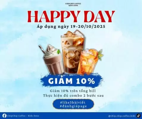 Happy Day tại cafe gia đình ChipChip